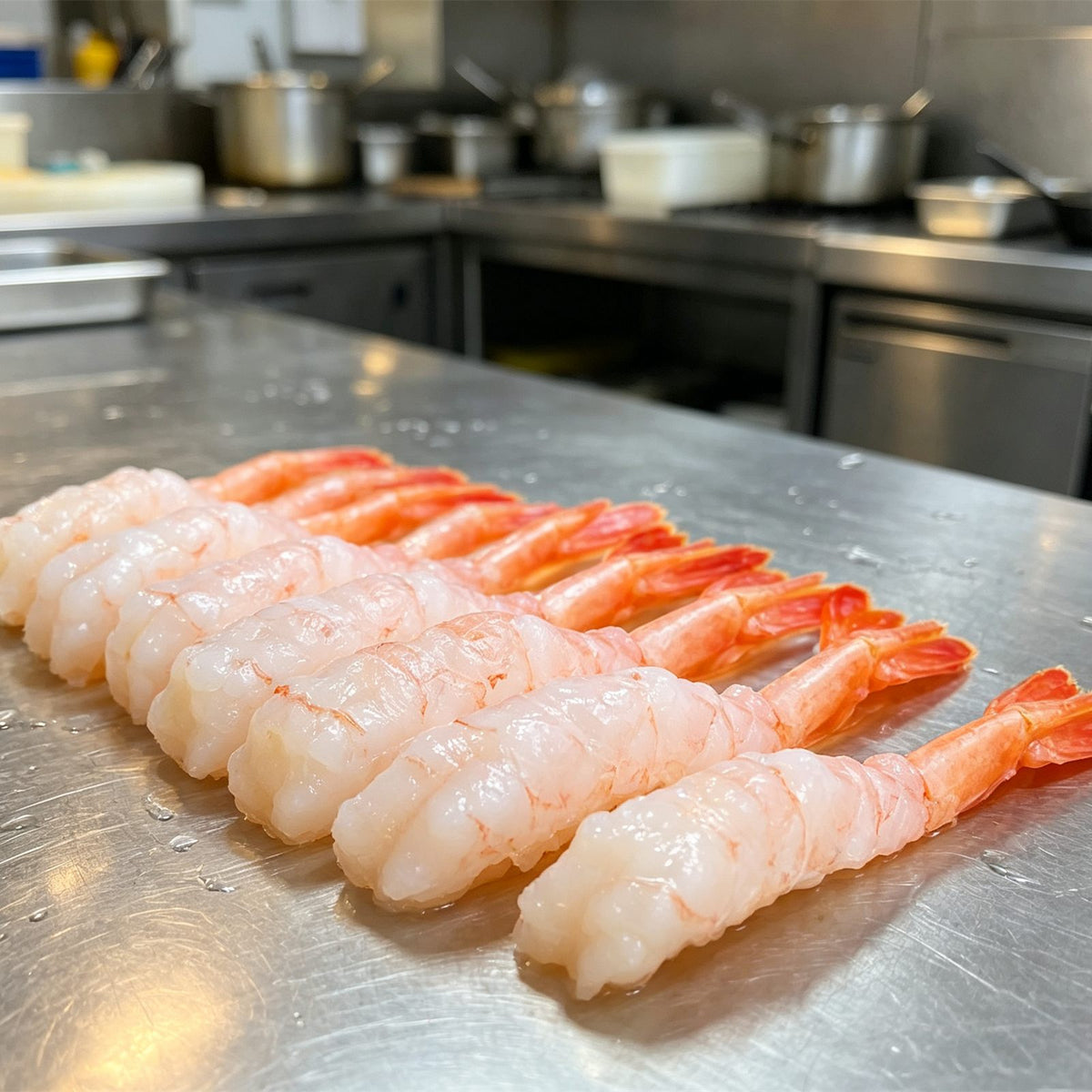 Fresh Arctic Sweet Shrimp Tails On