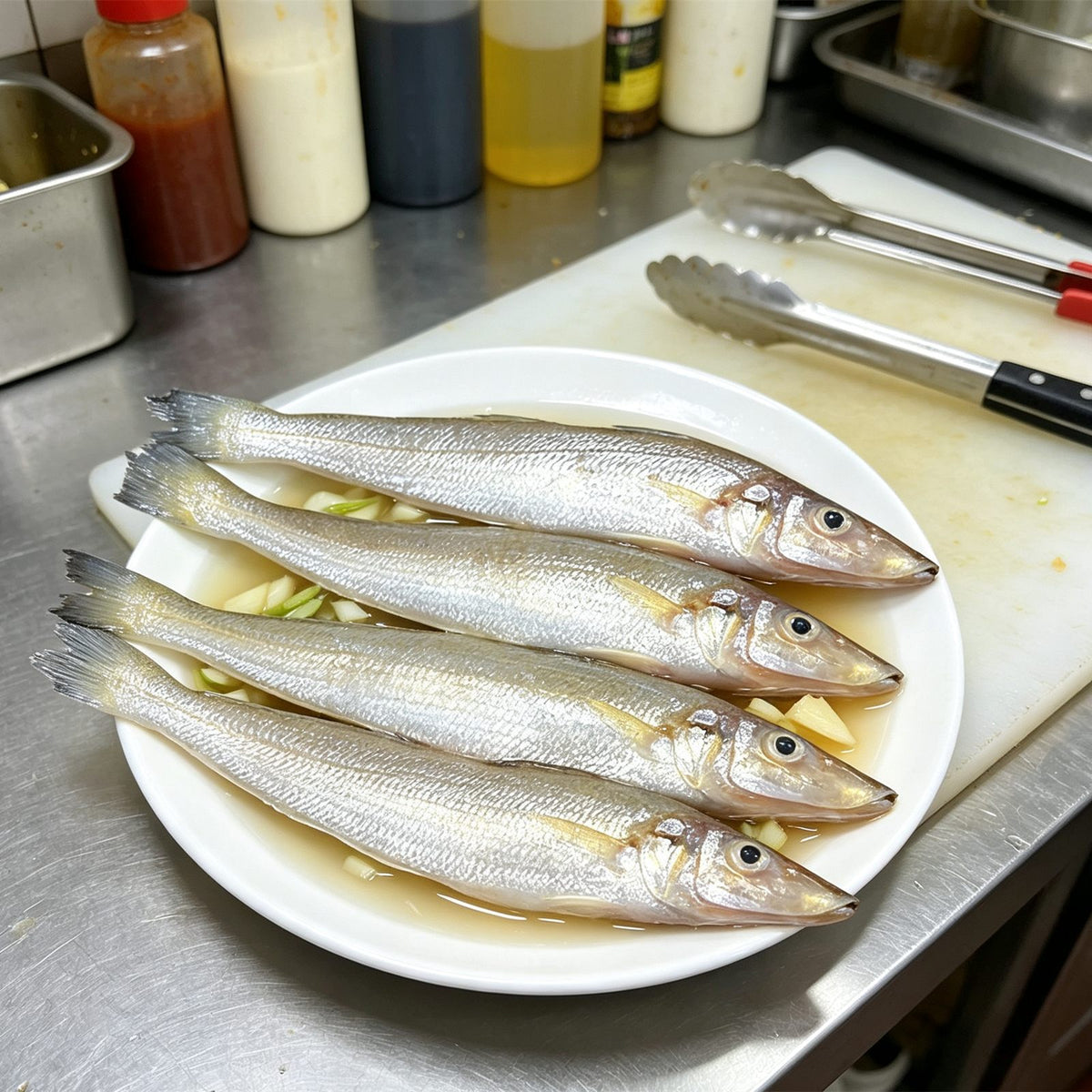Fresh Whole Silver Sardines For Grilling